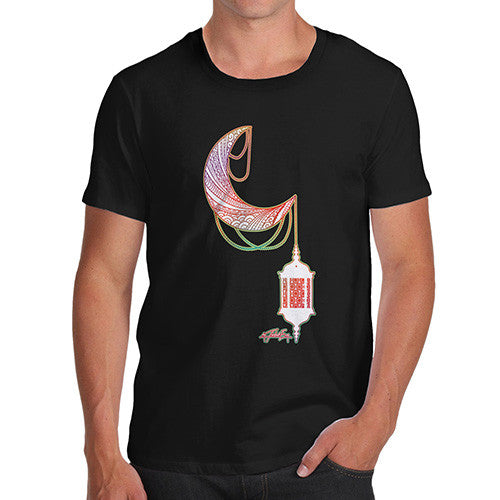 Men's Decorative Moon Lantern T-Shirt