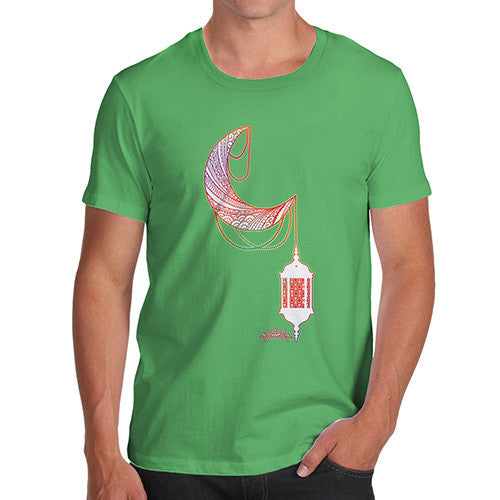 Men's Decorative Moon Lantern T-Shirt