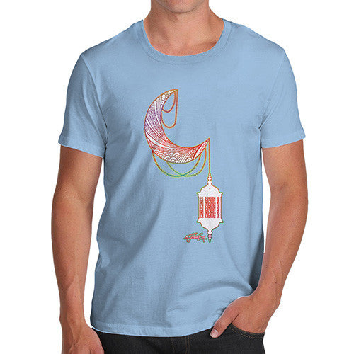 Men's Decorative Moon Lantern T-Shirt