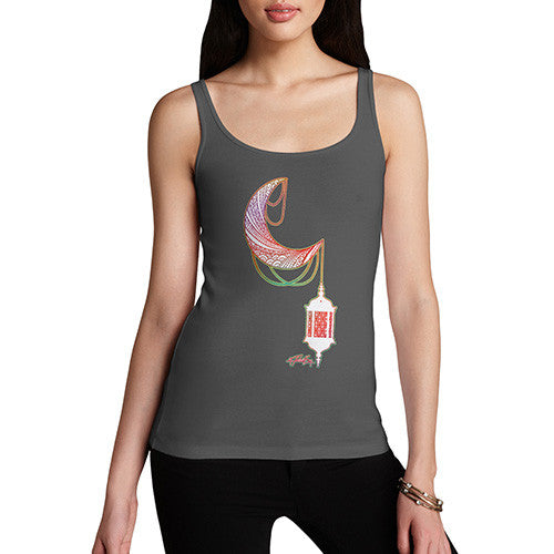 Women's Decorative Moon Lantern Tank Top