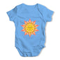 Decorative Mandala Sun Baby Grow Bodysuit