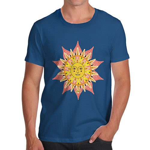 Men's Decorative Mandala Sun T-Shirt