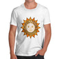 Men's Decorative Smiling Sun T-Shirt