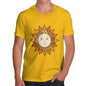 Men's Decorative Smiling Sun T-Shirt