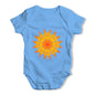 Decorative Patterned Sun Baby Grow Bodysuit