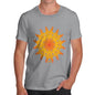 Men's Decorative Patterned Sun T-Shirt