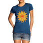 Women's Decorative Patterned Sun T-Shirt