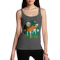 Women's Merry Christmas Dog Bauble Tank Top