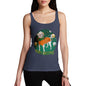 Women's Merry Christmas Dog Bauble Tank Top