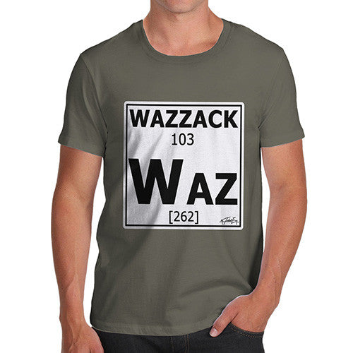 Men's Periodic Table Of Swearing Wazzack T-Shirt