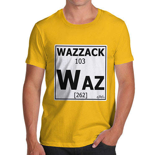 Men's Periodic Table Of Swearing Wazzack T-Shirt