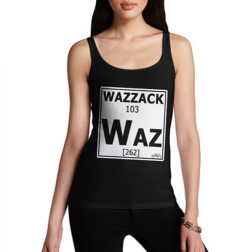 Women's Periodic Table Of Swearing Wazzack Tank Top