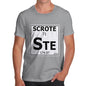 Men's Periodic Table Of Swearing Scrote T-Shirt