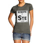 Women's Periodic Table Of Swearing Scrote T-Shirt