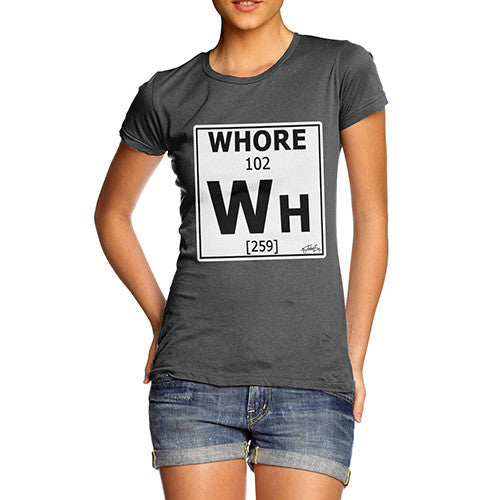 Women's Periodic Table Of Swearing Element WH T-Shirt