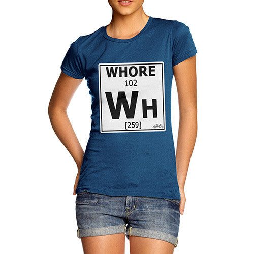 Women's Periodic Table Of Swearing Element WH T-Shirt