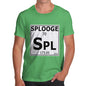 Men's Periodic Table Of Swearing Splooge T-Shirt