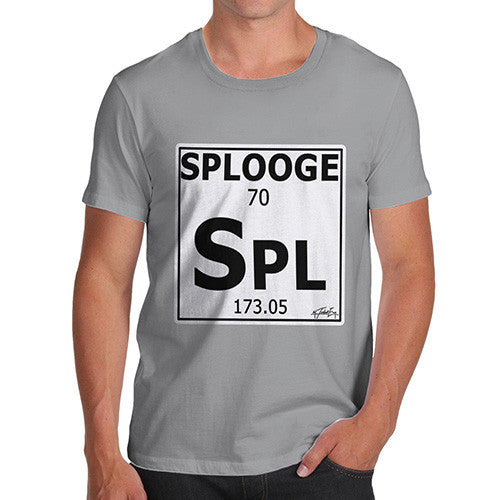 Men's Periodic Table Of Swearing Splooge T-Shirt