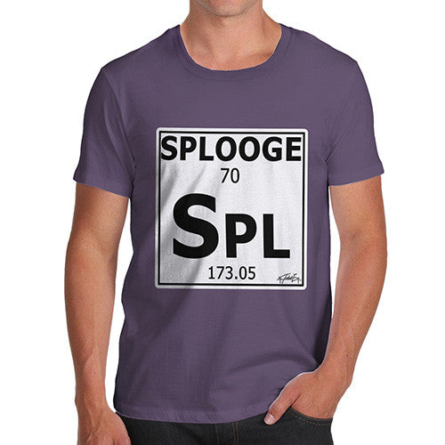 Men's Periodic Table Of Swearing Splooge T-Shirt
