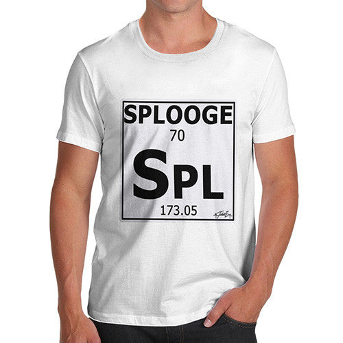 Men's Periodic Table Of Swearing Splooge T-Shirt