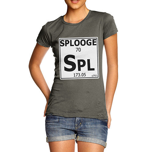Women's Periodic Table Of Swearing Splooge T-Shirt