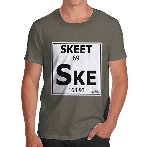 Men's Periodic Table Of Swearing Skeet T-Shirt