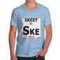 Men's Periodic Table Of Swearing Skeet T-Shirt