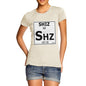 Women's Periodic Table Of Swearing Shiz T-Shirt