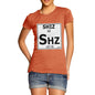 Women's Periodic Table Of Swearing Shiz T-Shirt