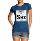 Women's Periodic Table Of Swearing Shiz T-Shirt