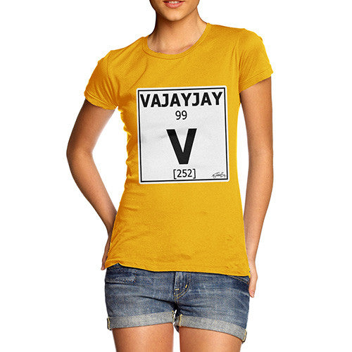 Women's Periodic Table Of Swearing Element V T-Shirt