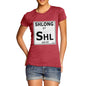 Women's Periodic Table Of Swearing Schlong T-Shirt