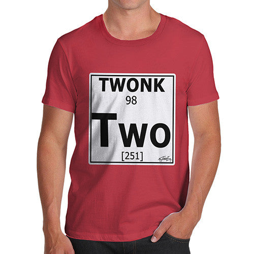 Men's Periodic Table Of Swearing Twonk T-Shirt