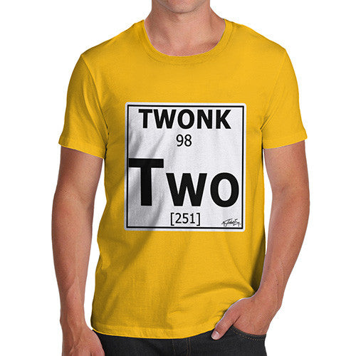 Men's Periodic Table Of Swearing Twonk T-Shirt