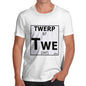 Men's Periodic Table Of Swearing Twerp T-Shirt