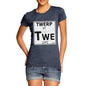 Women's Periodic Table Of Swearing Twerp T-Shirt