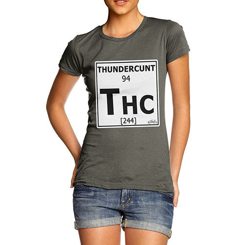 Women's Periodic Table Of Swearing Element THC T-Shirt