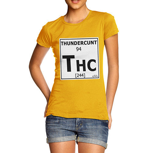 Women's Periodic Table Of Swearing Element THC T-Shirt