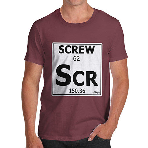 Men's Periodic Table Of Swearing Element SCR T-Shirt