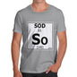 Men's Periodic Table Of Swearing Sod T-Shirt