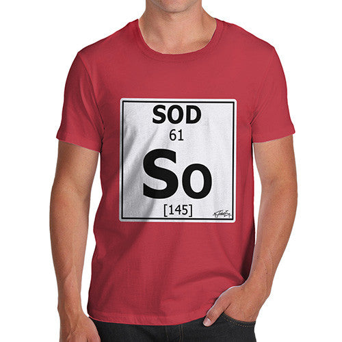 Men's Periodic Table Of Swearing Sod T-Shirt