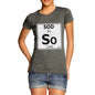 Women's Periodic Table Of Swearing Sod T-Shirt