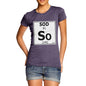 Women's Periodic Table Of Swearing Sod T-Shirt