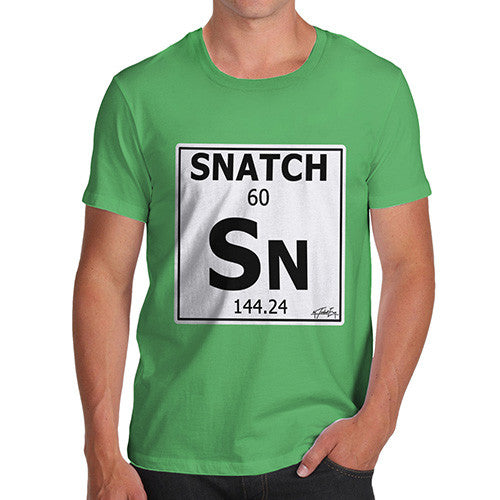 Men's Periodic Table Of Swearing Snatch T-Shirt