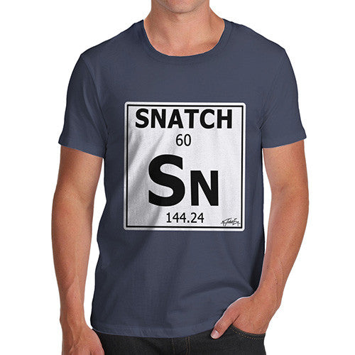 Men's Periodic Table Of Swearing Snatch T-Shirt