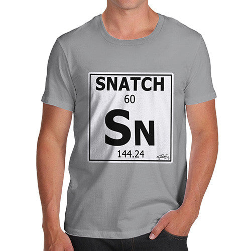 Men's Periodic Table Of Swearing Snatch T-Shirt