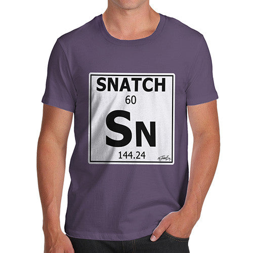 Men's Periodic Table Of Swearing Snatch T-Shirt