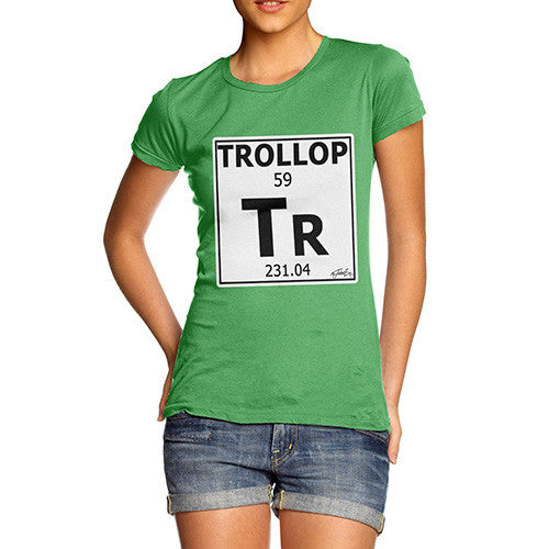 Women's Periodic Table Of Swearing Trollop T-Shirt