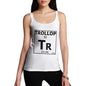 Women's Periodic Table Of Swearing Trollop Tank Top