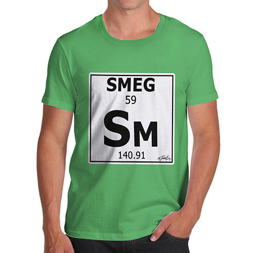 Men's Periodic Table Of Swearing Smeg T-Shirt